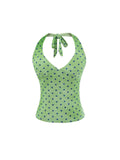 Real Shooting Hottie Hanging Neck Vest Woman With Breast Pad Summer 2026 Short Outer Wear Pure Desire Top
