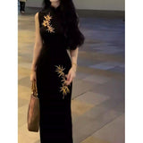 Improve The Sleeveless Cheongsam Dress Spring And Summer New 2026 New Chinese Style Royal Style Style Style Dress Can Be Worn Daily