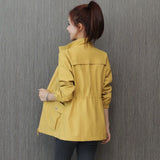 Double-Layer Gary 2026 New Korean Version Of The Waist To Show Thin Small Wind Jacket Women Spring And Autumn Ocean Gas Age Reduction Jacket