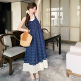 Summer High Sense This Year's Trend Of Beautiful French Pear-Shaped Body Fishing Dating Meat Masked Thin Temperament Dress