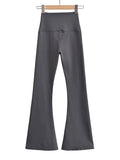 22366 New Winter Women's Wear Hair V Waist-Up Yoga Pants Casual Flared Trousers Women's Style