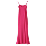 Spice Girls Net Red Fishtail Sling Dress Slings Waist Club Buddy Bottom Drag Skirt