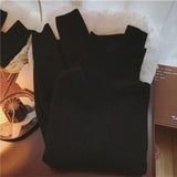 KANING Solid Color High-Collar Inside The Sweater Women 2026 Autumn And Winter New Soft-Creating Warm Bottom Knitted Shirt Women