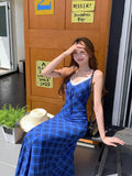 French Vintage Suspension Dress 2025 Summer New Fashion Spice Girl Design Slend Of Stupe