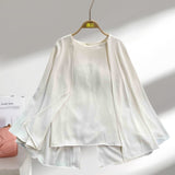French Large-Size Women's Clothing Design Sense Of The Mantle Shirt Female Senior Sense Sister Wearing Temperament Spring Women's Top