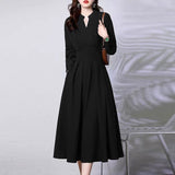 Early Spring Elegant Simple French Dress 2026 New Fashion Age Reduction Slim Temperament Dress