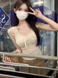 Small Sexy Sweet Sweet Moringa Ear Sling Vest Women Summer Sleeveless Slimming Inside Top Woman
