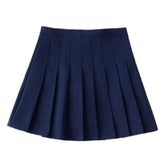Safety Pants + Zipper + Button-Downed Skirt JK Uniform Korean Fashion Student Skirt Half Skirt Skirt