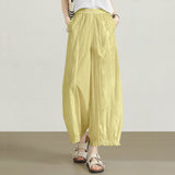 Nine-Legged Trousers Women's Summer Thin 2026 New Loose Straight Air Pants White Trousers