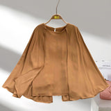 French Large-Size Women's Clothing Design Sense Of The Mantle Shirt Female Senior Sense Sister Wearing Temperament Spring Women's Top