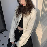 Vintage Short Leather Coat Woman 2025 Autumn New Design Small Leather Jacket Locomotive Suit Woman
