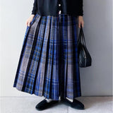 Women's Clothing 2026 Autumn And Winter Loose Round-Neck Long-Sleeved Wool Coat + Folding Skirt Two-Piece Set Of Women