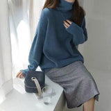KANING Basic High-Necked Hooded Sweater Women's New Loose Lazy Wind Bottoming Shirt In Autumn And Winter 2026