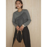 Spring And Autumn And Winter New Long-Sleeved Heavy Industry To Pick Up The Chic Women Solid Color Long-Sleeved Jacket