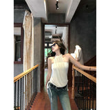 Sexy Hottie Temperament Sleeveless Sleeve Sling Vest Women's New Winter Slimming Short Clothes