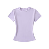 Pure Hot Girl Summer Slime Out-At-Sleeve Short-Sleeved Summer New Sports Slimming Thin Yoga Clothes T-Shirt