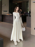 Pure Babes To Close The Waist Slim Thin Long Sleeve Knitted Dress Women Autumn French Temperament Inside The Bottom Dress