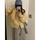 Kaning Hooded Double Zipper Sweater Coat Women Autumn And Winter Lazy Wind Niche Design Short Knitted Open Shirt Woman