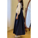 Age-Retro-Back-Banded Dress Girl Large-Size Korean Version Of Loose And Thin Summer 2026 New Meat Masking Dress