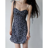 Xiao Zou Ju Chopped Flower Bag Hip Dress Female Summer Sexy Low-Breast Strap Sling A Skirt Skirt Beach Skirt