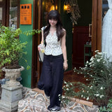 French Retro Wave Point V-Neck Thin Short-Sleeved Shirt 2026 Summer Lace Slim Age Temperament Blouse