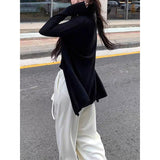 KANING Thin Lazy Wind Long Outside The Open Shirt Women 2026 Autumn And Summer Women's New Knitted Coat Top