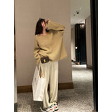 2026 Autumn And Winter New Coarse Needle Sweater Women Wear Loose Lazy Soft Knitwear Women's Coat