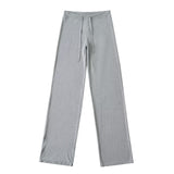 Hottie Summer Thin Drawstring Comfortable Loose Yoga Pants Straight Broad Leg Pants Low Waist Shake Trousers