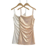Spice Girls Summer Sexy Chiffon PU Girls Series Suspension Dress Brightly Closes The Waist Night Shop Dress