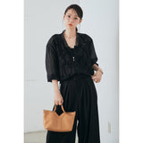 Real Shooting A Large Number Of Goods Summer New Heavy Industry Embroidery Women's Perspective Women's Baseball Lace Shirt Sunscreen Air Conditioning Top
