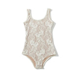 Summer New Women's U-Neck Sexy Double Lace Slings Joint Women's Bottom Vest