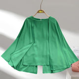 French Large-Size Women's Clothing Design Sense Of The Mantle Shirt Female Senior Sense Sister Wearing Temperament Spring Women's Top