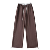 Spice Girls Autumn Rope Straight Trousers Loose Leisure Broad Leg Trousers Thin Trousers Thin Trousers