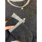 Gray's Spring Crash-Free Two Knitted Open-Shirt Women's Lazy High-End Sweater Coat Early Spring Wear On The Top