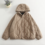 Real Shooting 2026 New Cotton Warm Hooded Cotton Clothes Loose Autumn And Winter Cotton Cotton Retro Short Cotton Coat