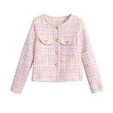 Temperament Famous Short Small Fragrant Coat 2026 Autumn New French Body Repair Coarse Flowers This Small Man Top