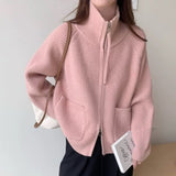 KANING Spur Jersey Knitted 2026 Autumn Half-Neck Sweater Jacket