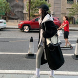 2026 Autumn And Winter New Loose Long-Term Lamb Wool Coat Women Thick Hooded Hooded