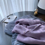Small Man 2026 Autumn Yang New Knitted Shirt New Coat Women Loose Wearing High Sweater Opener