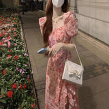 New High-End Feel-Fooked Wind-Crushed Dress Summer Femininity Irregular Long-Term Skirt
