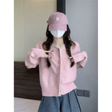 KANING Lace Lace Single-Dcupy Knitted Cardigan 2026 Autumn New Gentle Sweet Sweater Outside Female