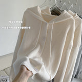 Autumn And Winter New Hooded Knitted Knitted Women Design A Small Wearing Milk Soft Sweater Autumn Cardigan Jacket