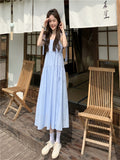 White Suspension Summer 2025 New Small Fresh Butterfly Teling Mid-Long First Love Dress Dress Woman