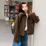 Maillard Short Velvet Jacket Women's Spring And Autumn Dress Retro Lazy Chic And Cool And Fur Jacket Jacket