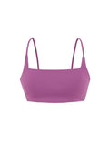 Summer Sexy Hottie Simple Solid Color Plus Pad Small Sling Belt Ultra-Short Top