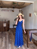 French Vintage Suspension Dress 2025 Summer New Fashion Spice Girl Design Slend Of Stupe