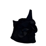 Pure Babes Three-Dimensional Big Flower Collar One-Shoulder Sling Sling Vest Outside The Woman Wears A Suit Of Thin And Exposed Backwear