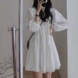 French White Shirt Dress Women 2026 New Spring Small Look Good Xinjiang Yunnan Tourism Wear