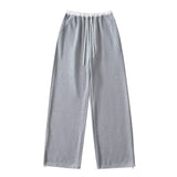 Spice Girls Autumn Rope Straight Trousers Loose Leisure Broad Leg Trousers Thin Trousers Thin Trousers