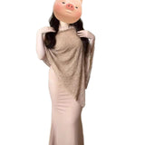 Large Size Women's Pear-Shaped Body With A Dress Summer Fat MM Cover Thin Temperament Dress Shirt Set